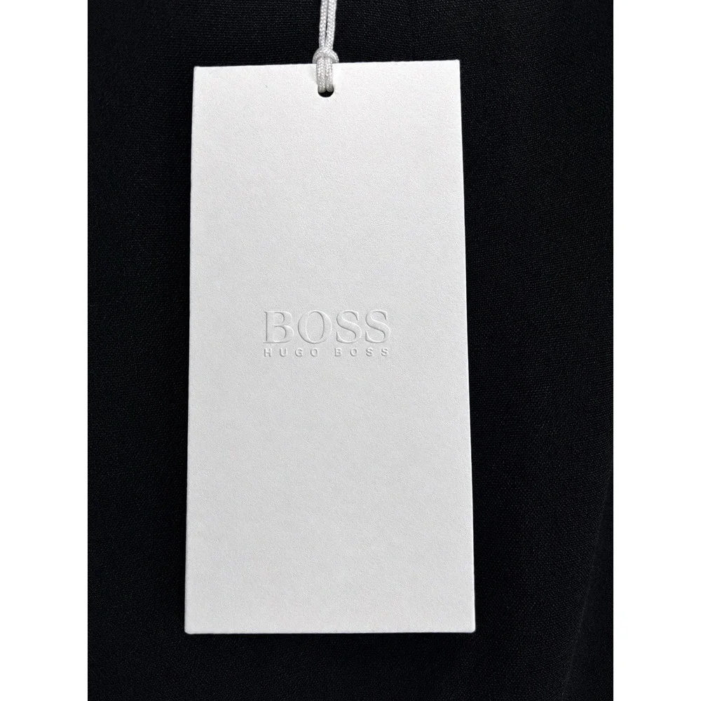 Hugo Boss Vilea Wool Blend Pencil Skirt Black US 2 IT 38 Career‎ Office NWT
